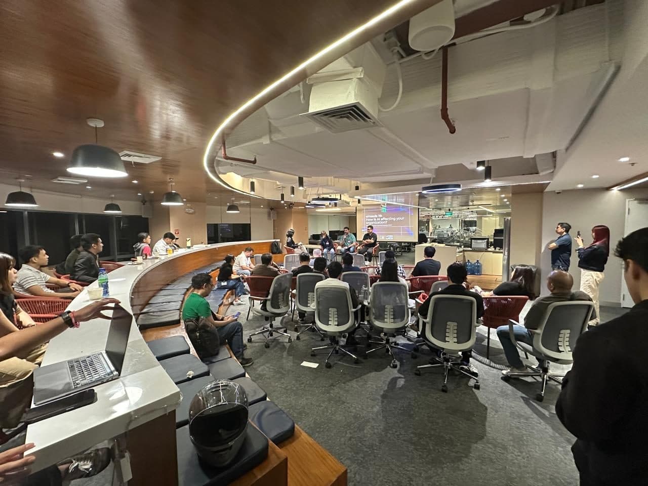 The room at Ascendion during eHeads 19