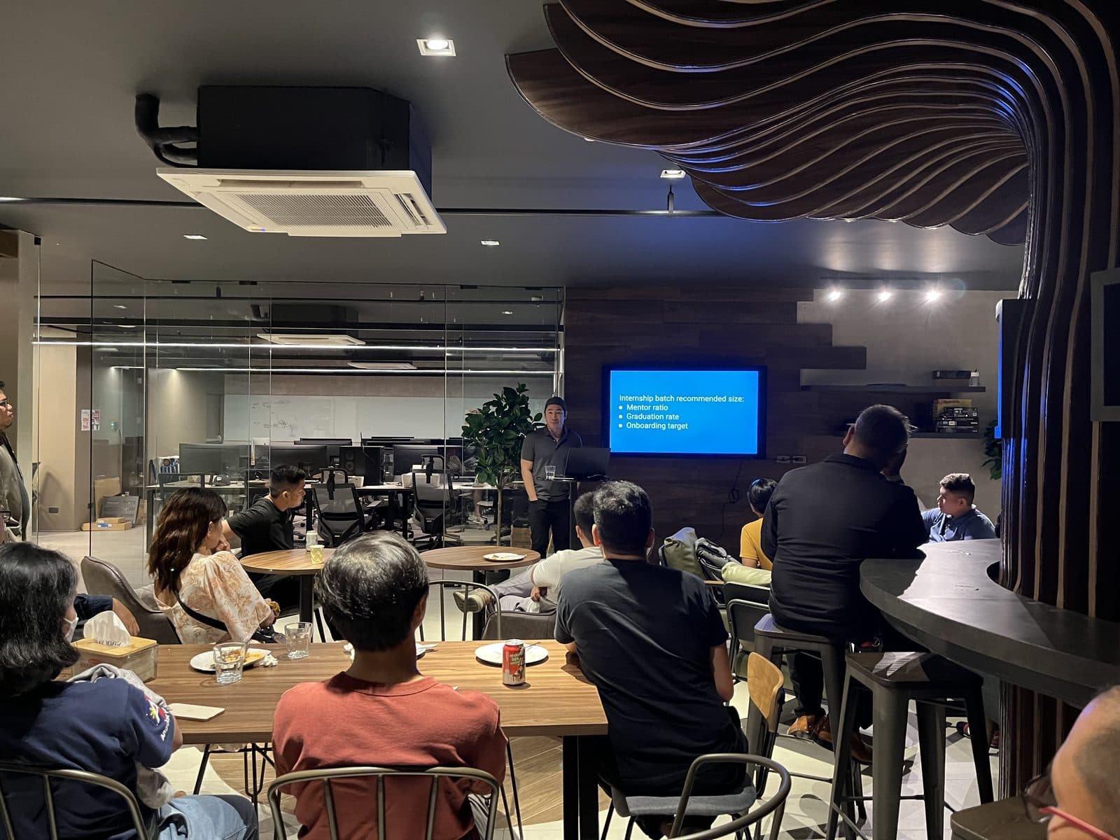 Attendees listening to Ragde Falcis's talk at White Cloak in Ortigas, eHeads 6