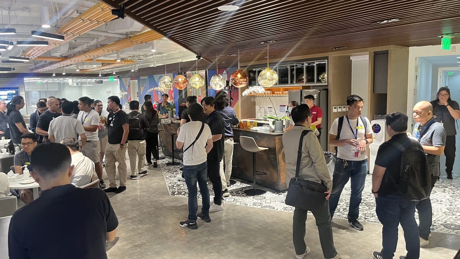 Socials after the talks at eHeads 7