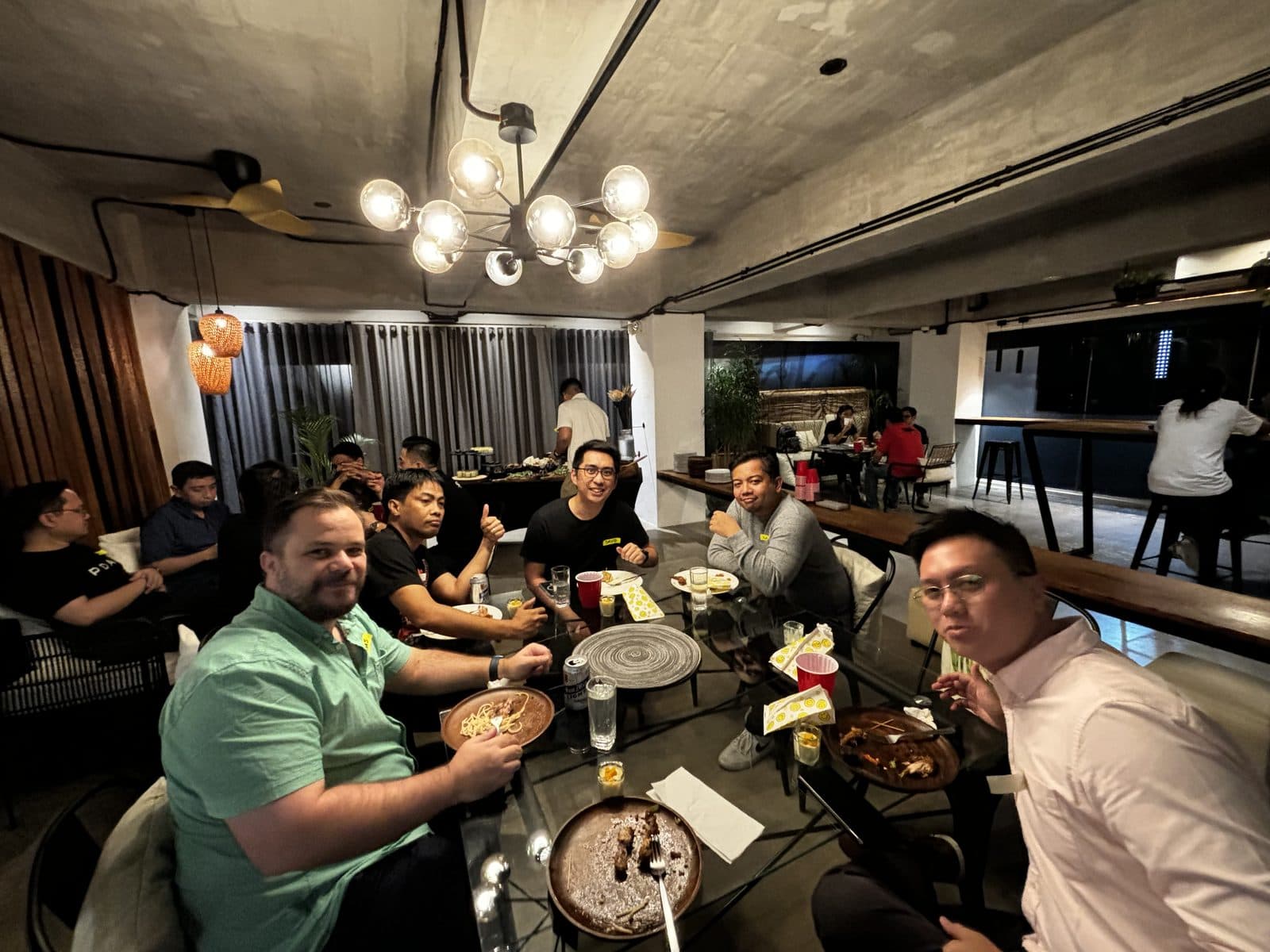 Dinner conversation at eHeads 8