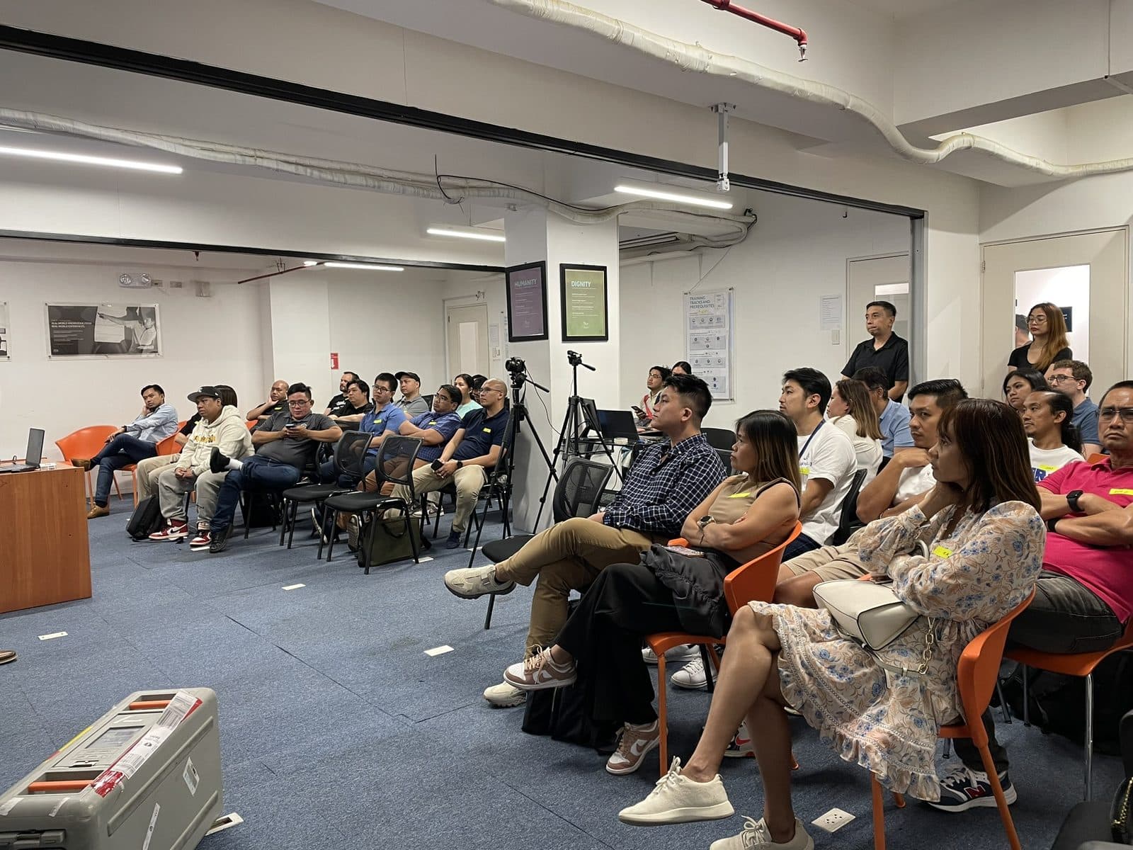 Attendees listening at eHeads 11